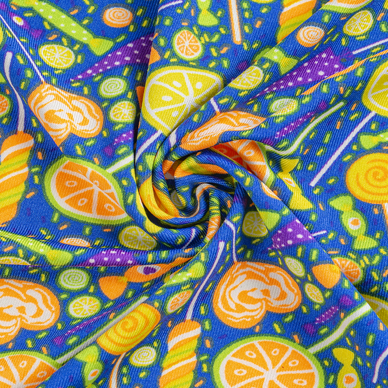Milk Silk Stretch-Frame Polyester Polyester Single Side Elastic Fabric Knitted Plain Fabric Four Side Elastic Lycra T-Shirt Fabric Specification drawing