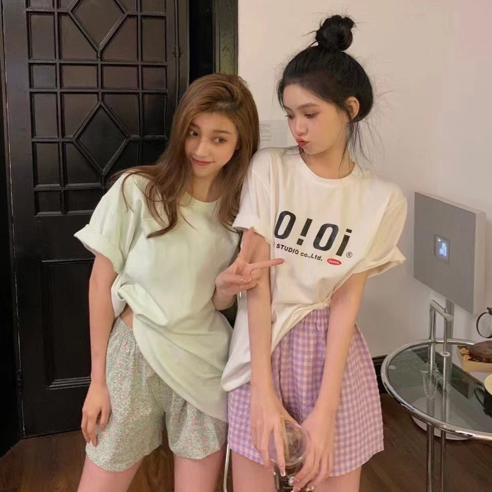 2022 Embrace summer home shorts Floral pants Sport high waist skinny wide leg pants loose casual pajama pants women