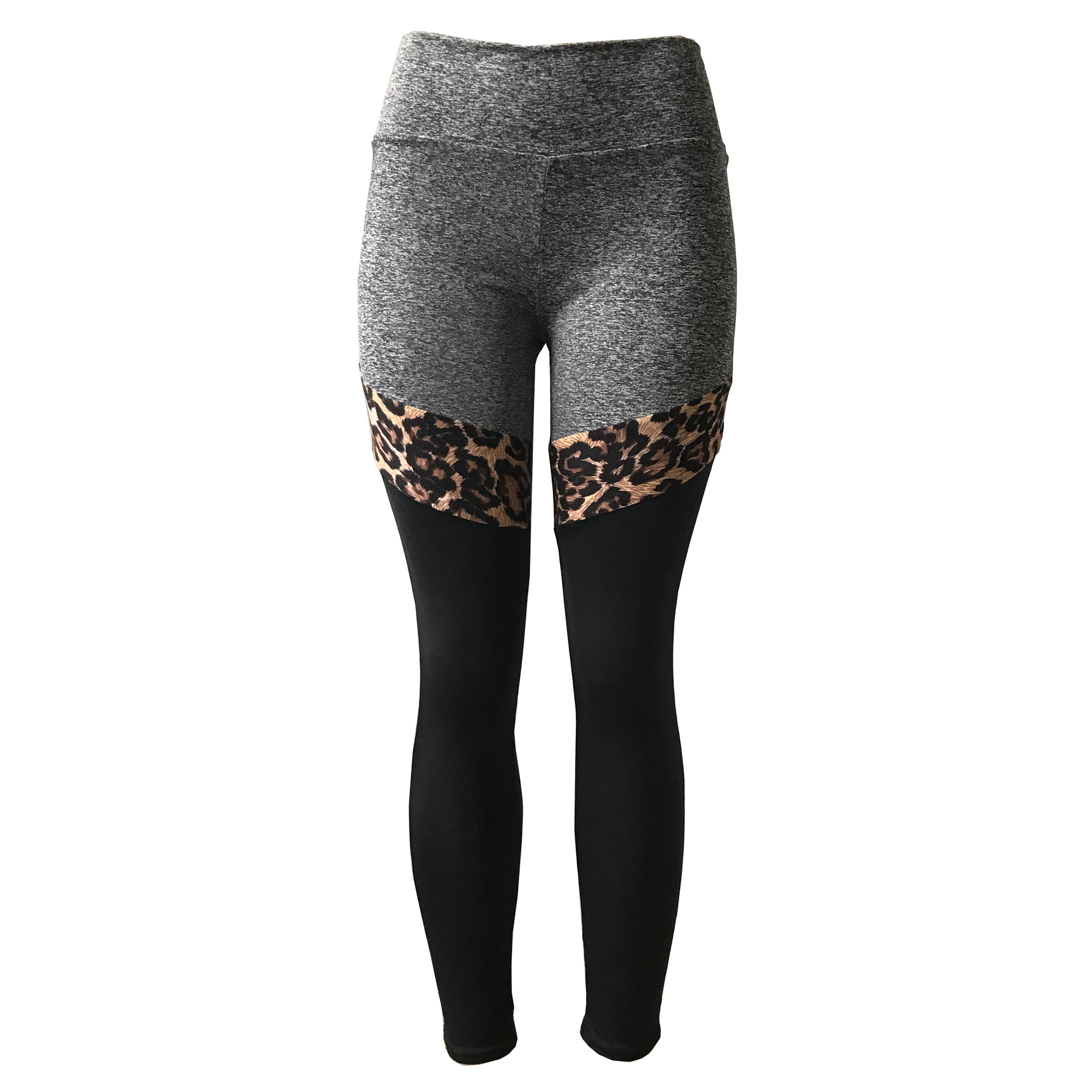 Self-built website new development: leopard print patchwork leggings, European and American stretch fitness yoga pants, sexy nine-inch pants Application Scenario