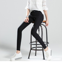 Small black pants, small foot pants, large size, slim slim, pencil pants, tight pants, mini pants, leggings