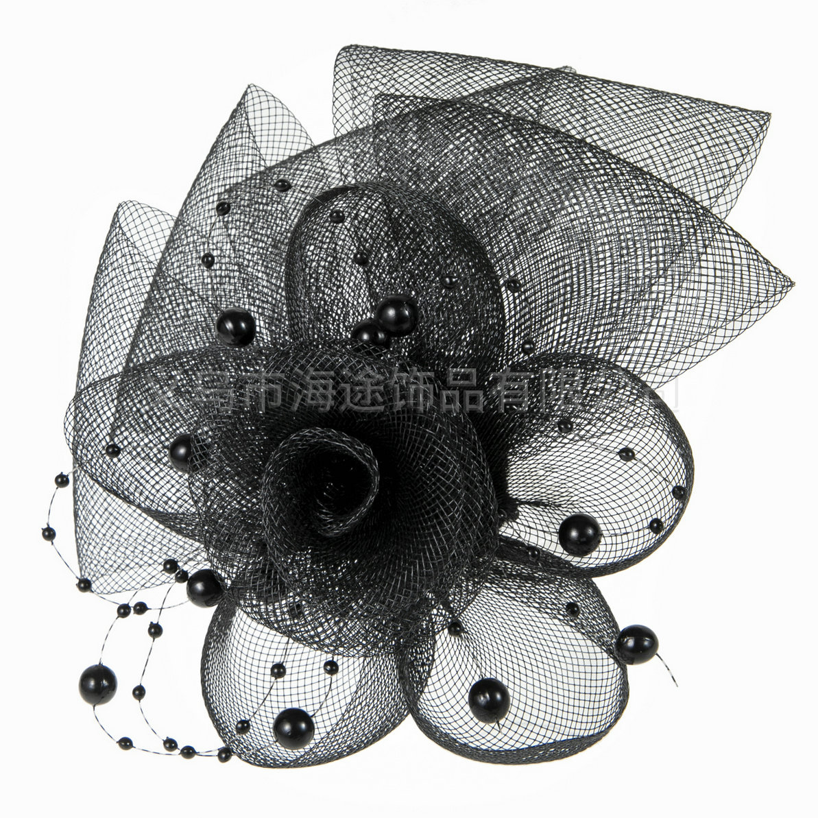 Elegant lady's hat, British tulle top hat for women, fashionable ladies in multiple colors to choose from, French cheongsam top hat for winter details Picture