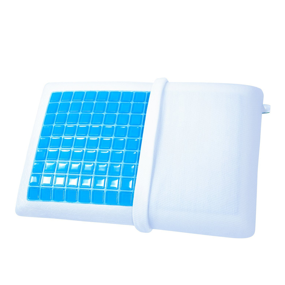 Amazon's best-selling gel memory foam pillow, bread-shaped gel pillow, slow rebound gel pillow Specification drawing