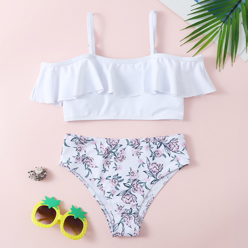 The new 2022 Big boy swimsuit print two-piece swimsuit sexy bikini swimsuit