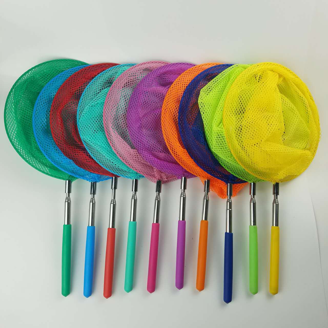 Five-section telescopic fishing net details Picture