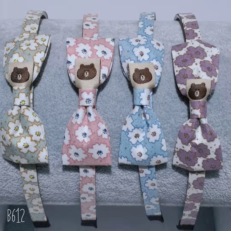 A2617 Bow, fabric, headband, headband, hairpin, hair clip, hair accessory, headwear, two-yuan store Application Scenario