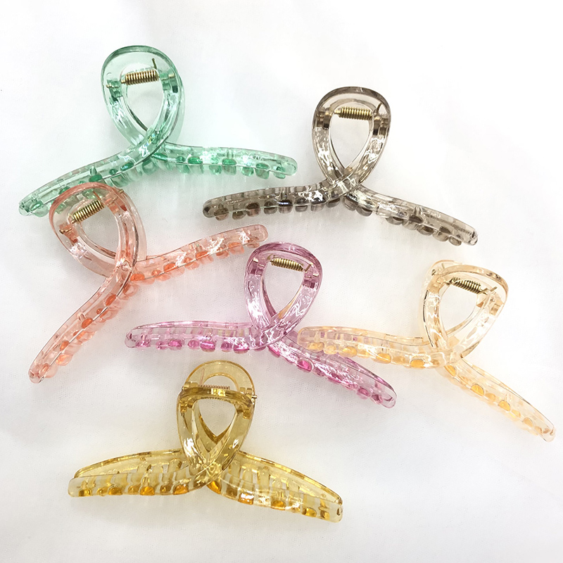 A2214 large transparent multi-style hair claws, hair clips, hair accessories, bangs clips, Japanese and Korean accessories supply details Picture