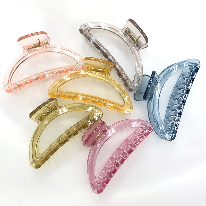 A2214 large transparent multi-style hair claws, hair clips, hair accessories, bangs clips, Japanese and Korean accessories supply Item Picture