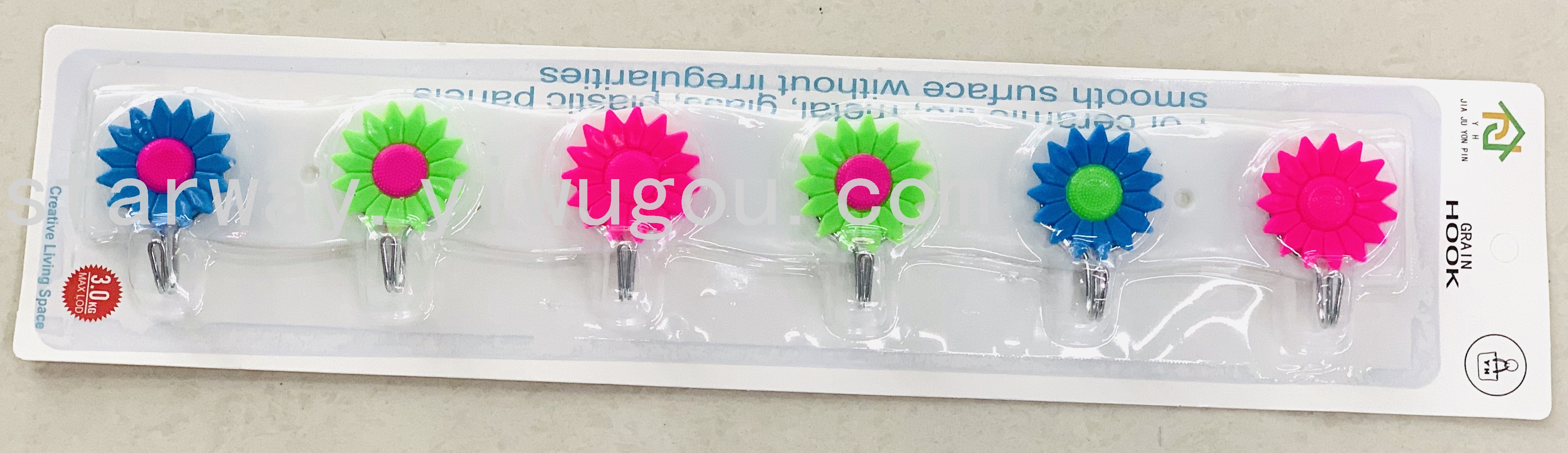 Fruit sticky hook, cartoon sticky hook, strong sticky hook, no-drilling sticky hook, convenient sticky hook, card suction sticky hook Item Picture