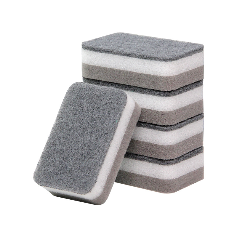 Dishwashing sponge, thickened cleaning sponge block, kitchenware, dishwashing and scrubbing, scouring pad, household dishwashing cloth, cleaning cloth Application Scenario