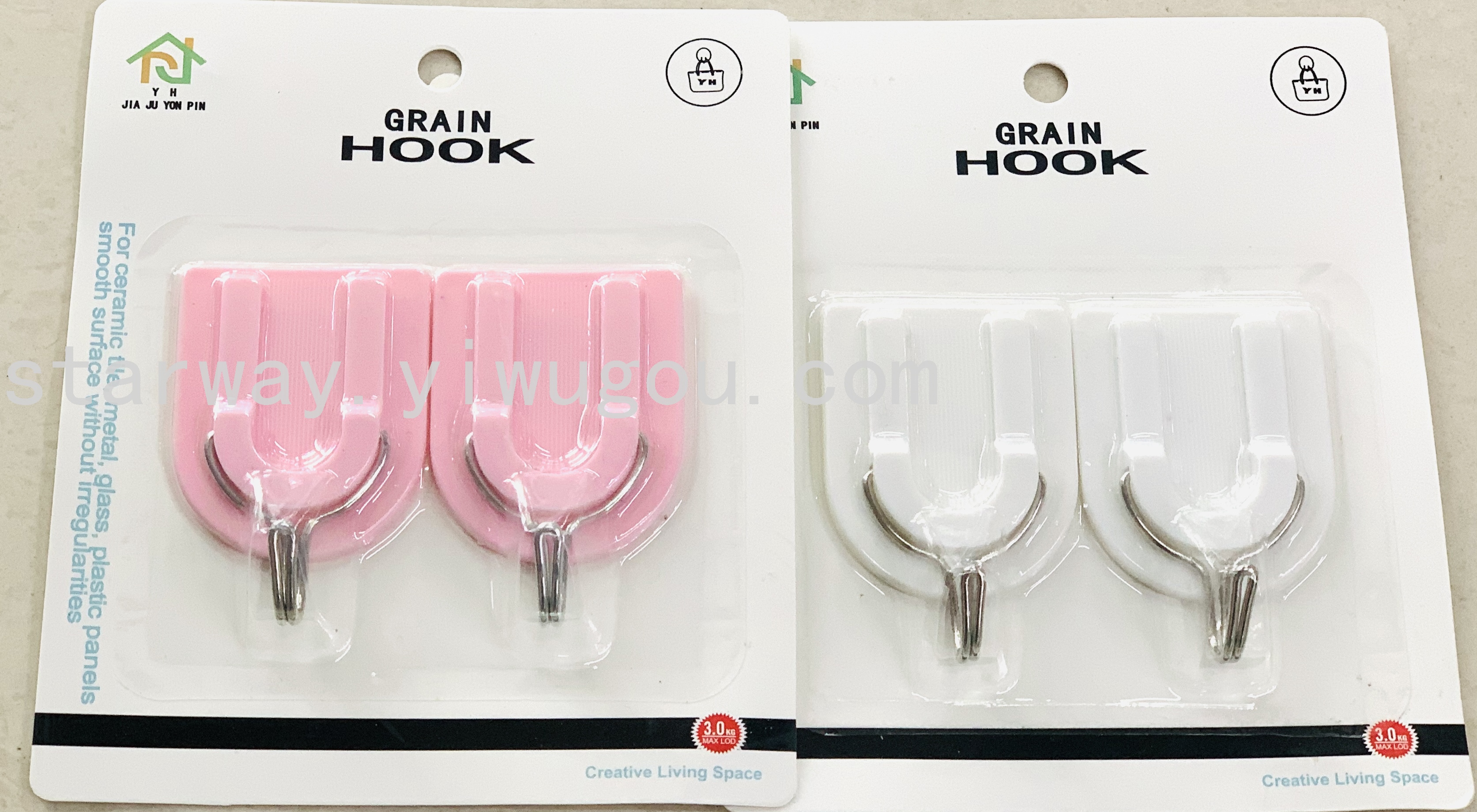Fruit sticky hook, cartoon sticky hook, strong sticky hook, no-drilling sticky hook, convenient sticky hook, card suction sticky hook Item Picture