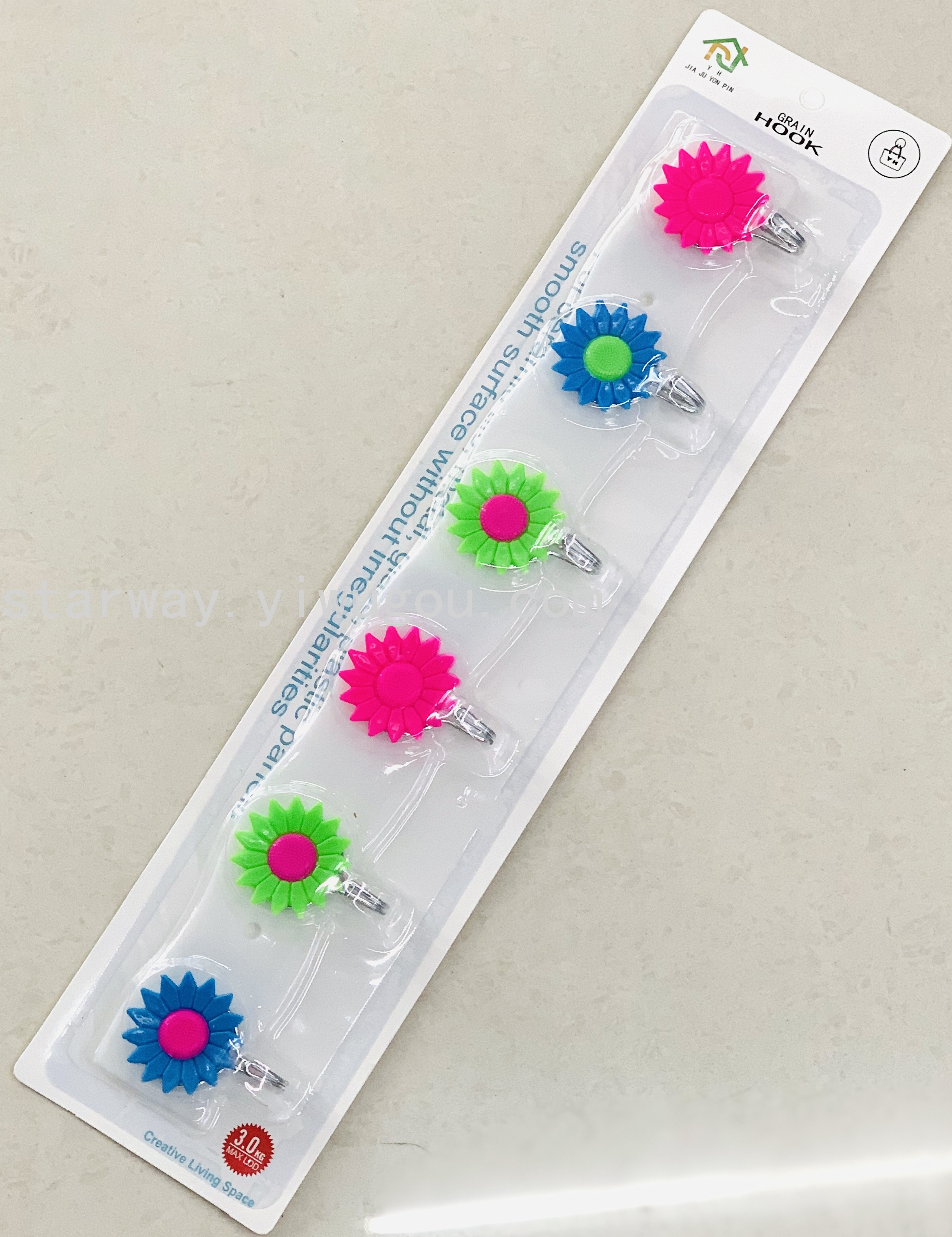 Fruit sticky hook, cartoon sticky hook, strong sticky hook, no-drilling sticky hook, convenient sticky hook, card suction sticky hook Specification image