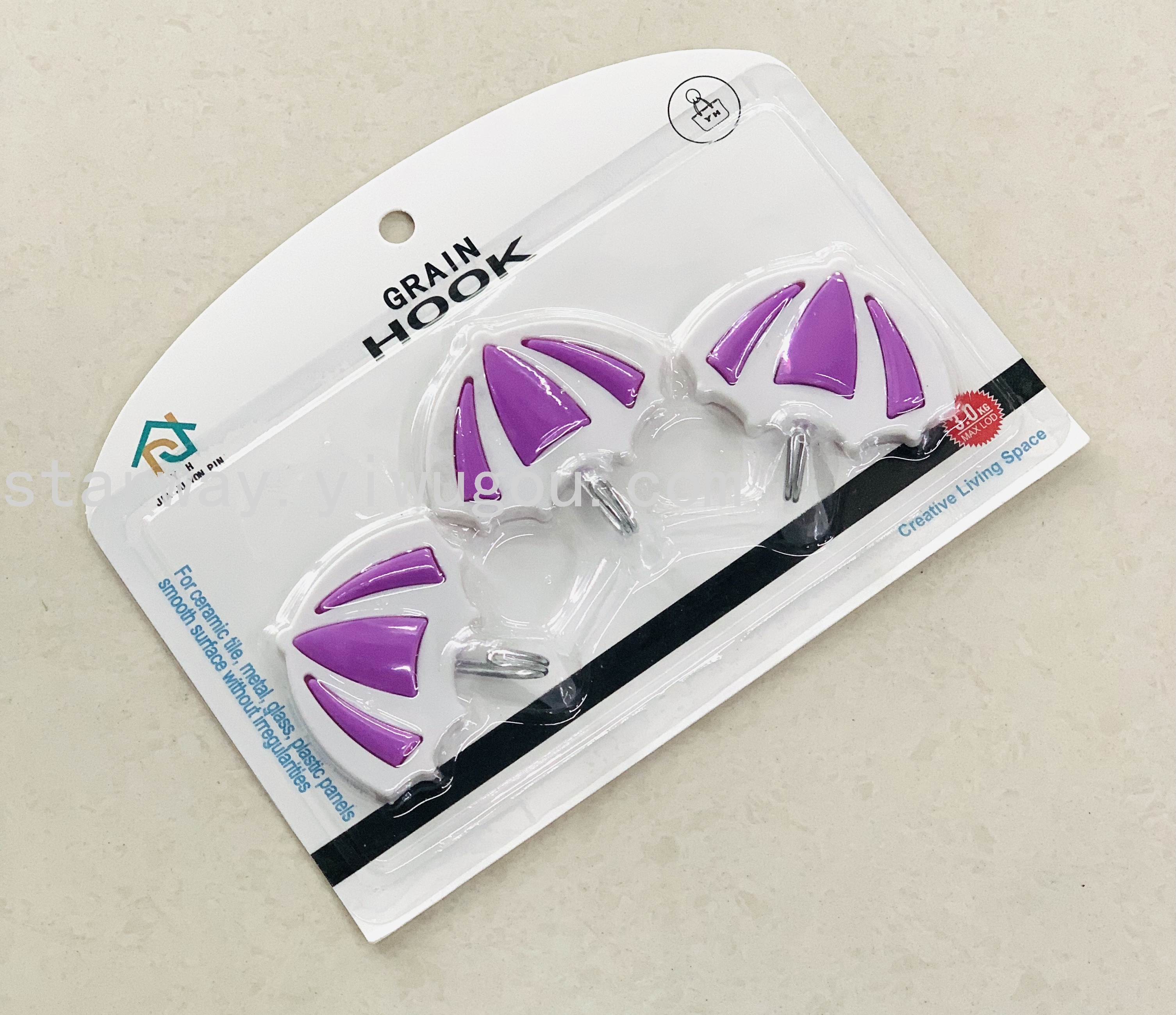 Fruit sticky hook, cartoon sticky hook, strong sticky hook, no-drilling sticky hook, convenient sticky hook, card suction sticky hook
