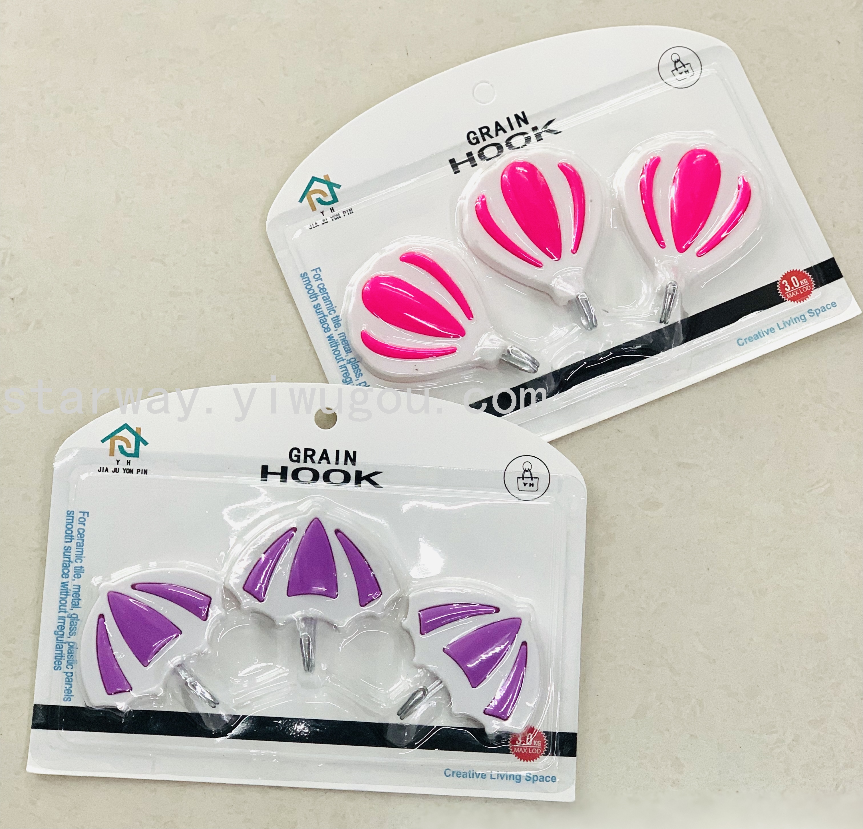 Fruit sticky hook, cartoon sticky hook, strong sticky hook, no-drilling sticky hook, convenient sticky hook, card suction sticky hook Specification image