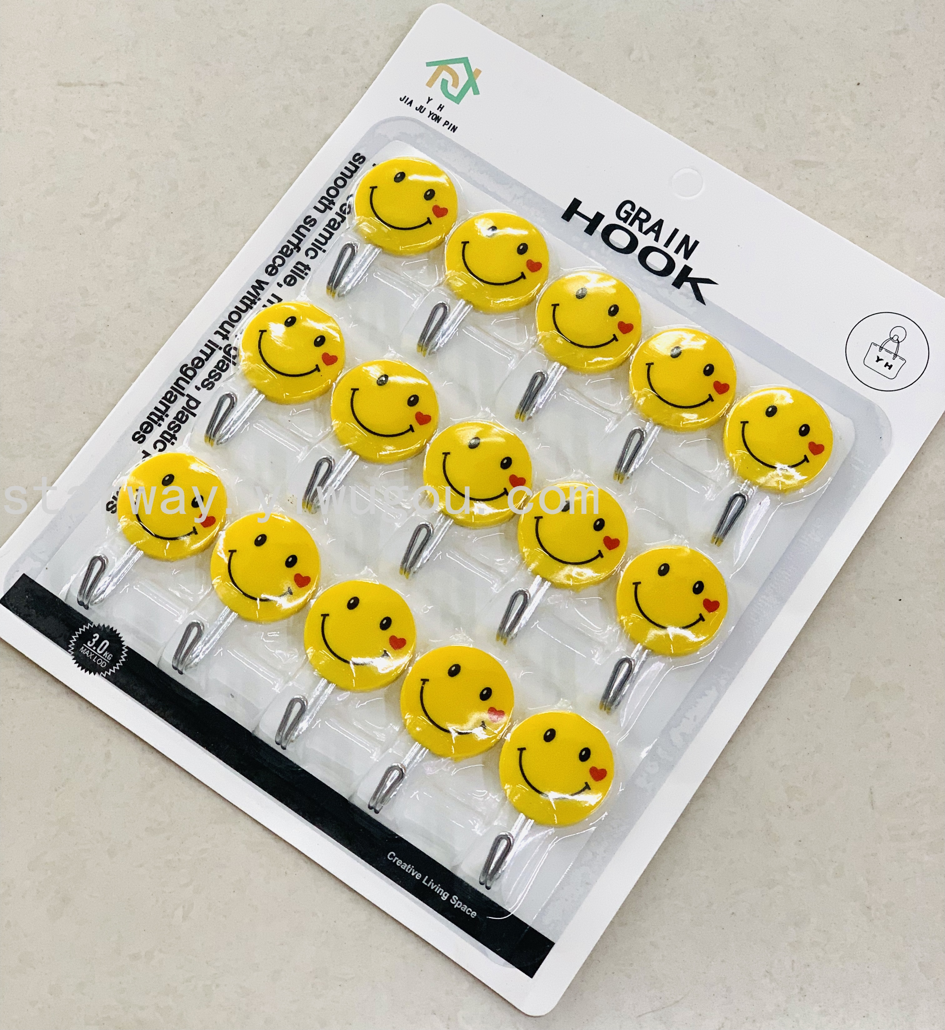 Fruit sticky hook, cartoon sticky hook, strong sticky hook, no-drilling sticky hook, convenient sticky hook, card suction sticky hook Application Scenario