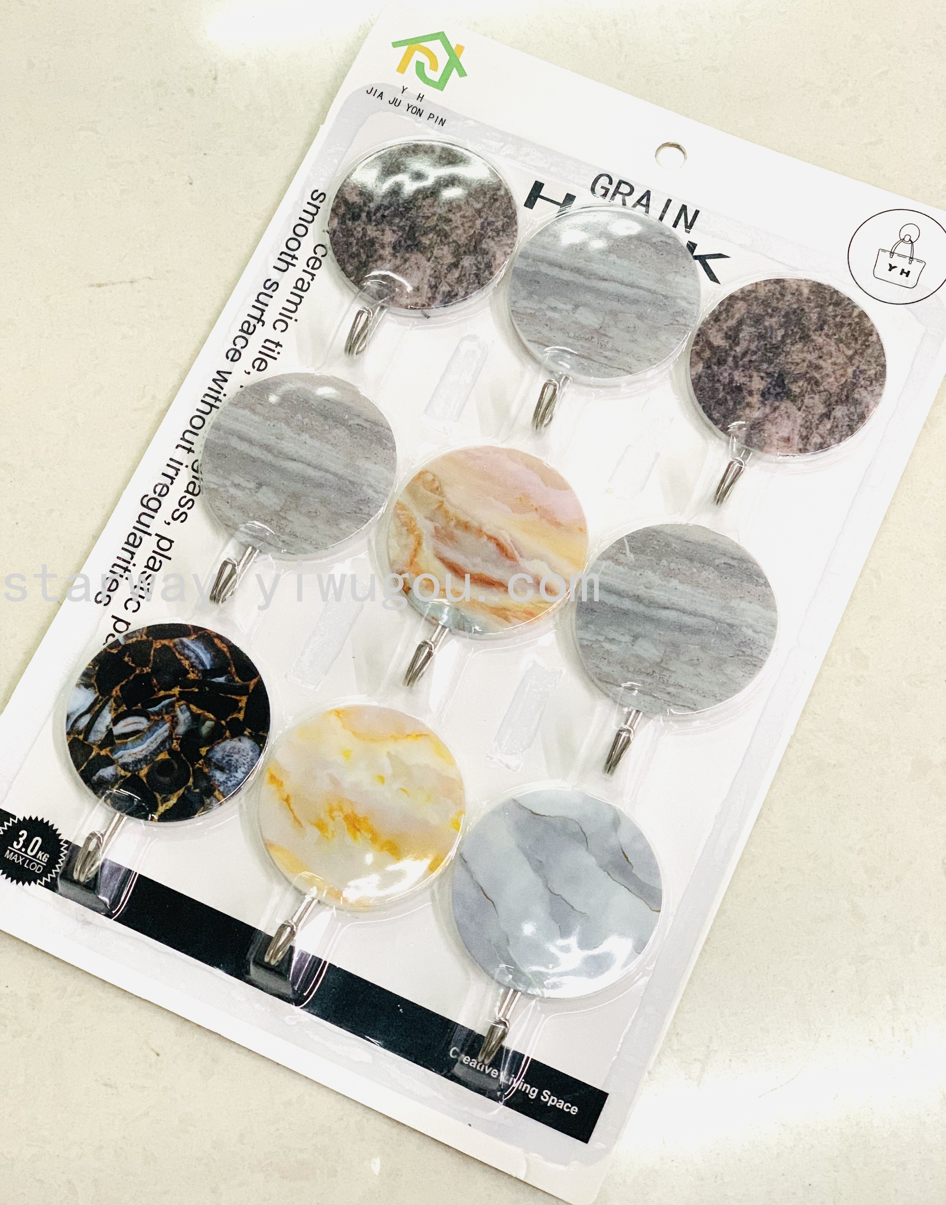Fruit sticky hook, cartoon sticky hook, strong sticky hook, no-drilling sticky hook, convenient sticky hook, card suction sticky hook details Picture