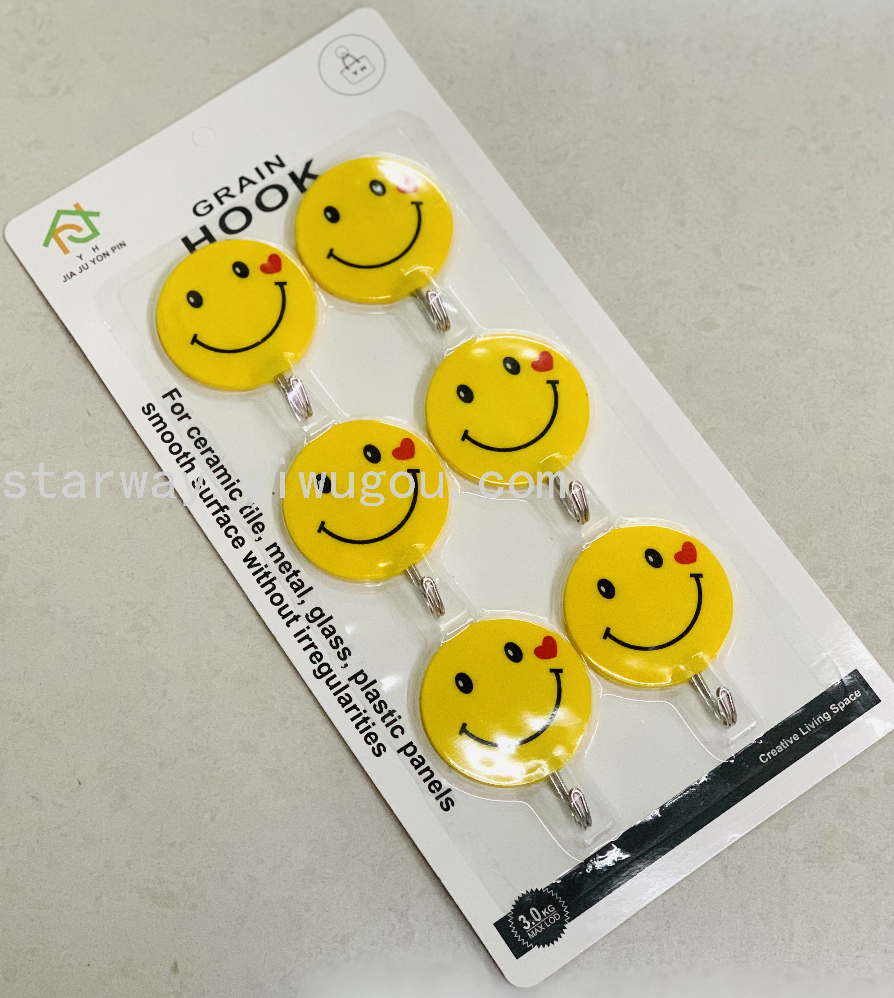 Fruit sticky hook, cartoon sticky hook, strong sticky hook, no-drilling sticky hook, convenient sticky hook, card suction sticky hook details Picture