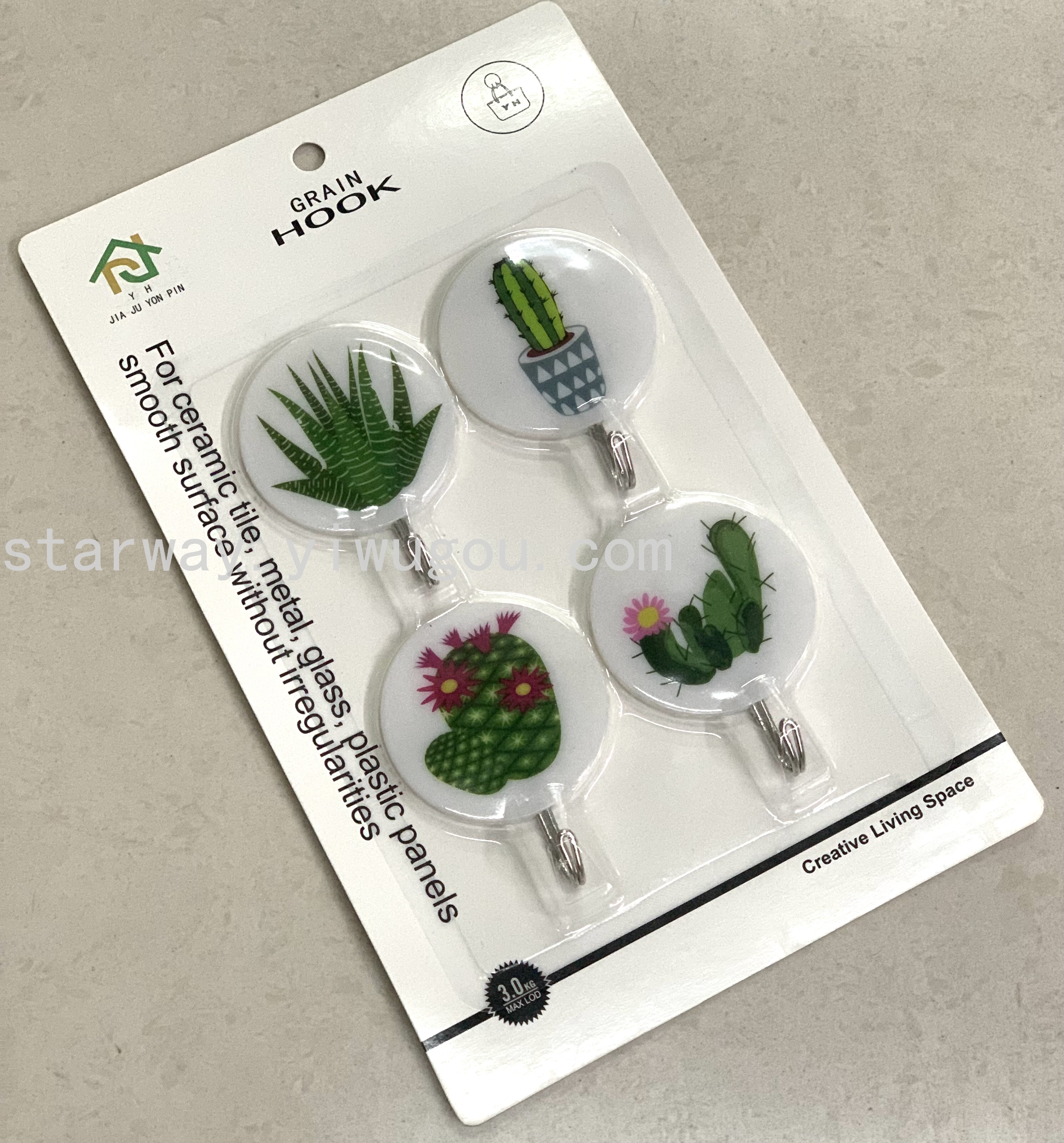 Fruit sticky hook, cartoon sticky hook, strong sticky hook, no-drilling sticky hook, convenient sticky hook, card suction sticky hook details Picture