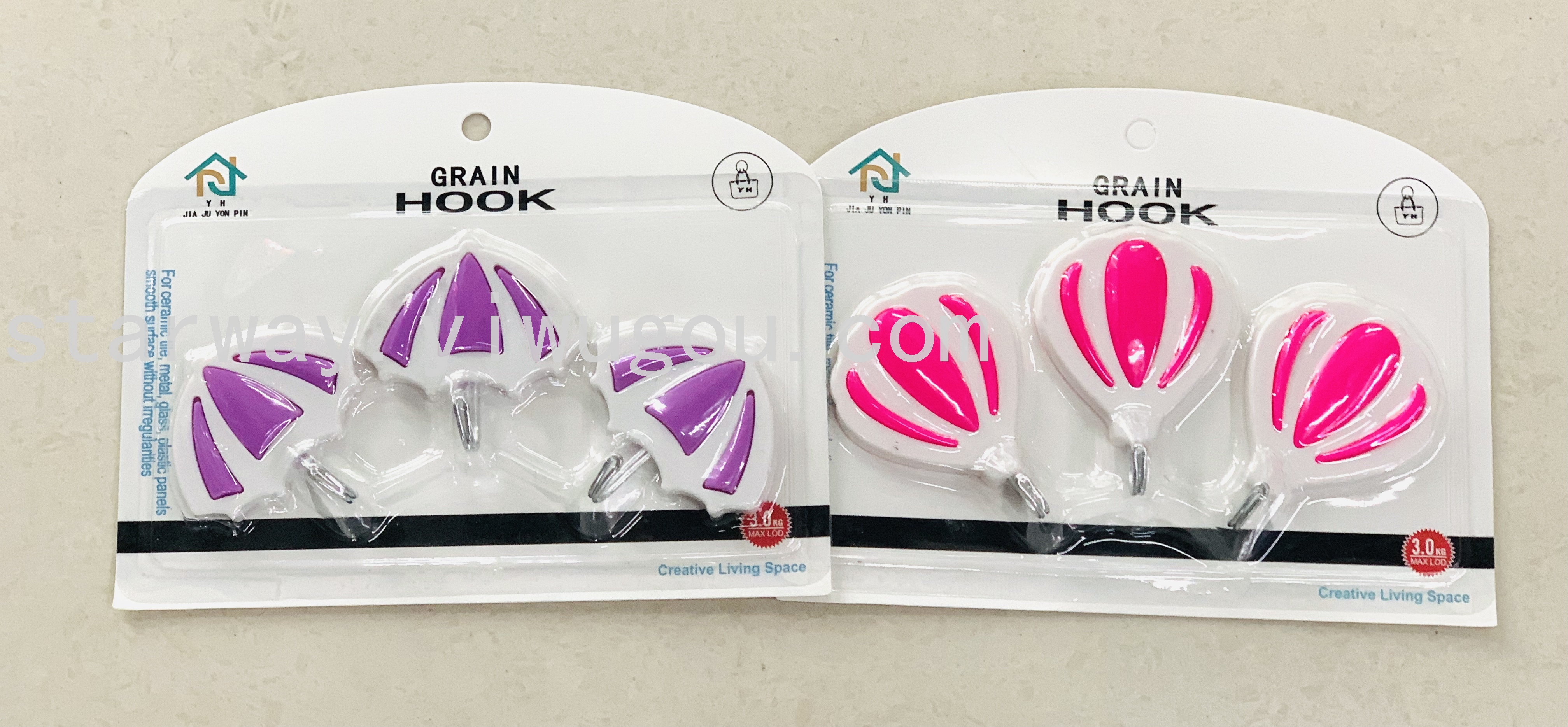 Fruit sticky hook, cartoon sticky hook, strong sticky hook, no-drilling sticky hook, convenient sticky hook, card suction sticky hook Item Picture