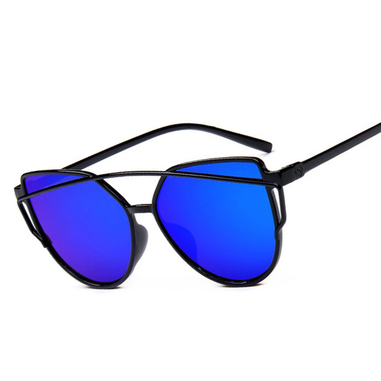 The new tide person sun glasses left bank clear men and women glasses dazzle color mercury plastic sunglasses wholesale