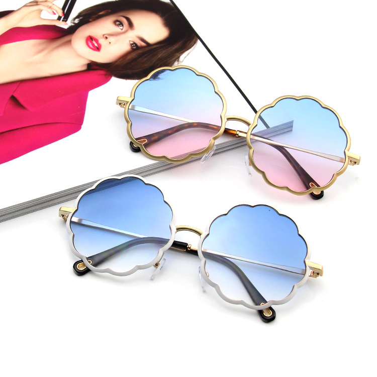 2019 new sunglasses network red metal garland sunglasses fashion sunglasses sunglasses for men and women