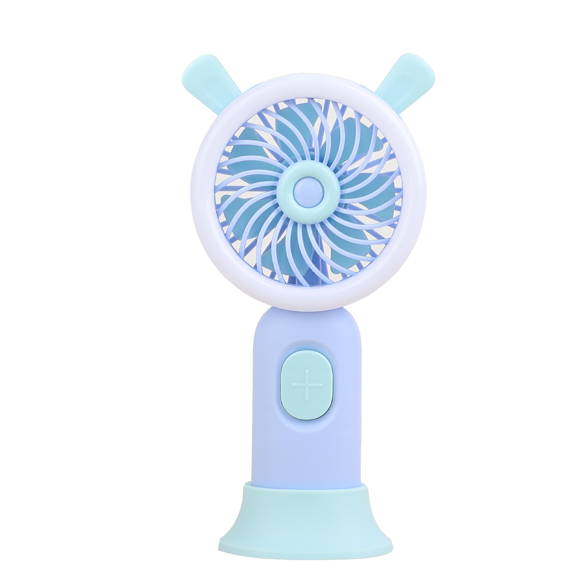2022 New portable usb charging mini fan for student desktops with a fill light Item Picture