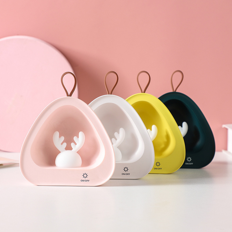 Menglu Night Light usb charging Children's bedside desk, cartoon eye-protecting desk lamp, creative home decoration atmosphere light Application Scenario
