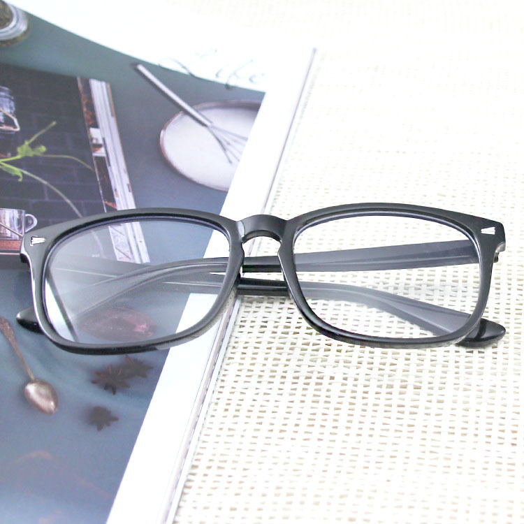 Retro flat mirror anti blue light glasses square frame rice nail glasses frame computer mirror 8082 factory direct sales