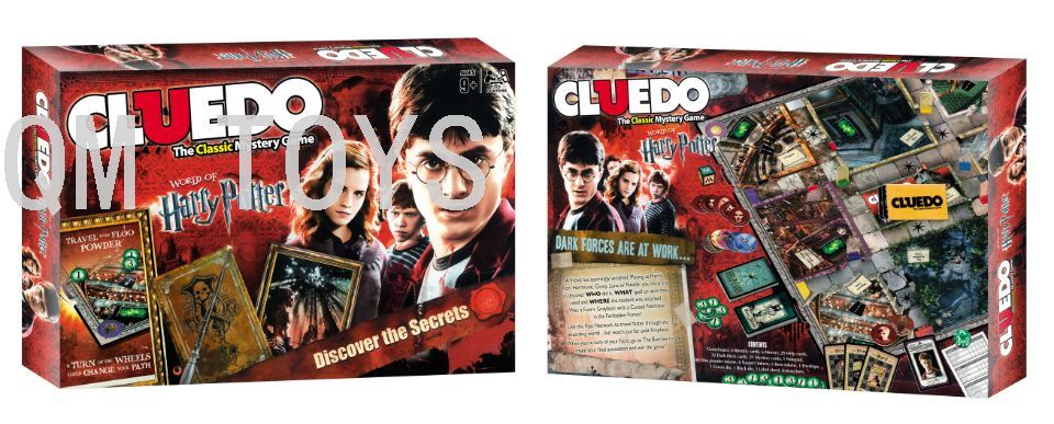 英文桌游破案思维策略哈利侦探游戏卡牌大棋盘 Cluedo Board Game