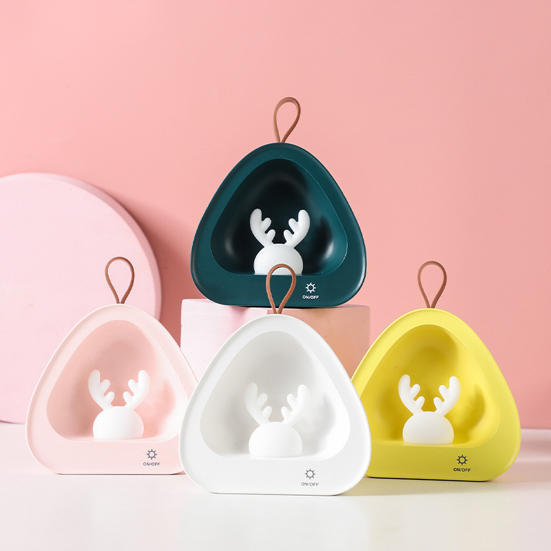 Menglu Night Light usb charging Children's bedside desk, cartoon eye-protecting desk lamp, creative home decoration atmosphere light details Picture