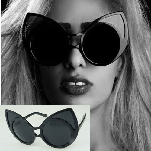 New personality cat eye sunglasses personality reflective men and women sunglasses street photography master sunglasses