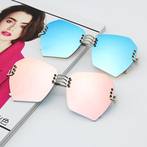 Rimless colorful sunglasses fashion trend sunglasses instagram style sunglasses Amazon