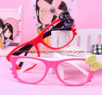 Children cartoon cat eye frame baby cute cat glasses frame baby fashionable personalized glasses