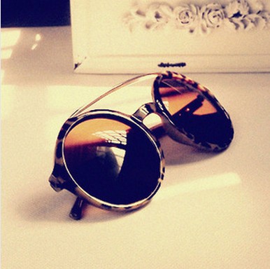 New round metal beam sunglasses men and women sunglasses sunglasses wholesale sunglasses