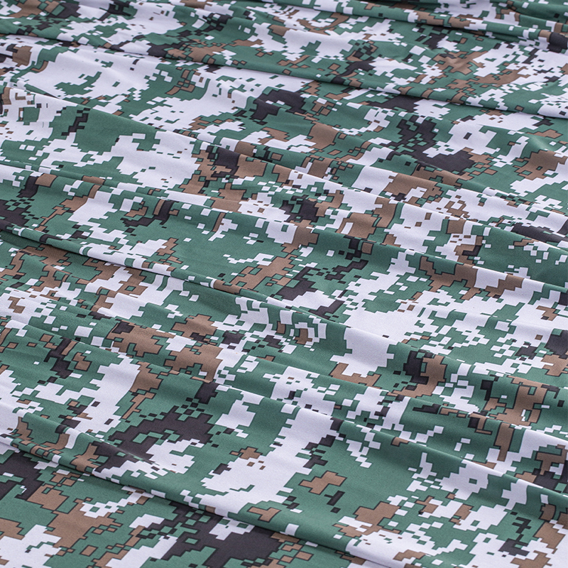 Milk silk screen printed knitted fabric, printed underwear, printed swimwear fabric, polyester and ammonia fabric details Picture