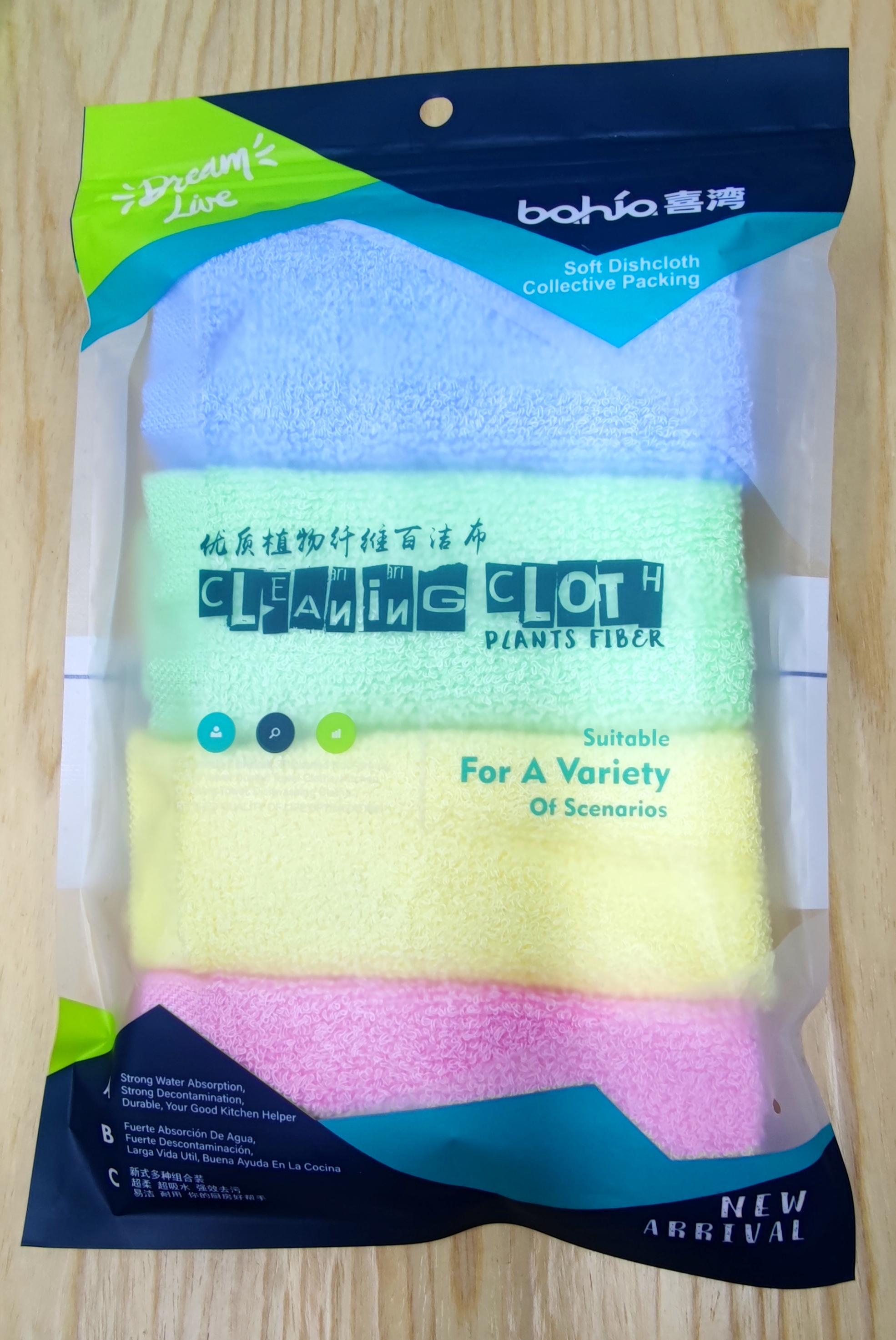 Wood fiber oil, a small square towel for kitchen cleaning, dishwashing, and cleaning, is a little expert for home cleaning Application Scenario