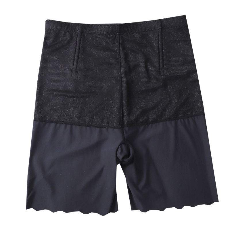 High-waisted, curved-tummy safety pants for women to prevent exposure, summer leggings, thin ice silk traceless safety pants, leggings and shorts Item Picture