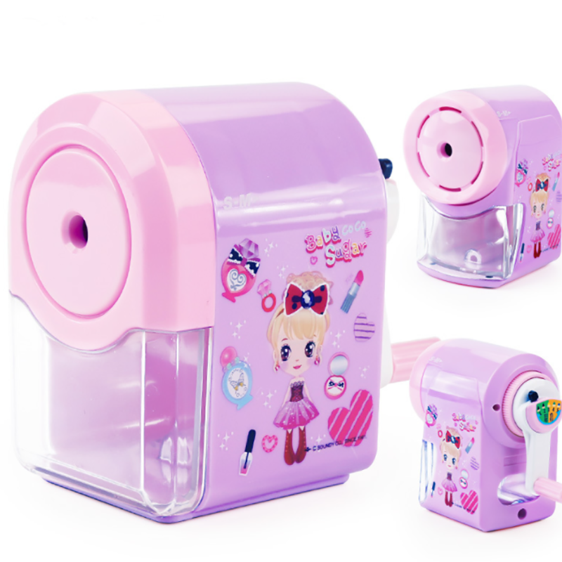 Yiwu shopping union buoyancy can be changed into 5 stalls since the row type big eye sister pencil sharpener thumbnail