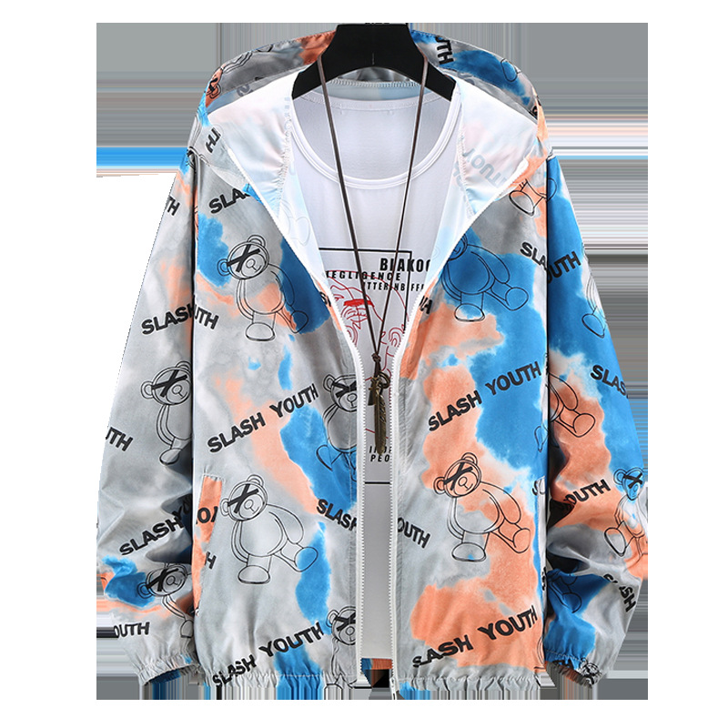 2022 Sun protection clothing for men, cool, sporty, casual and breathable shirts, summer jackets, trendy thin student sun protection clothing Specification image