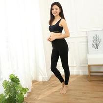 Black leggings in Modal