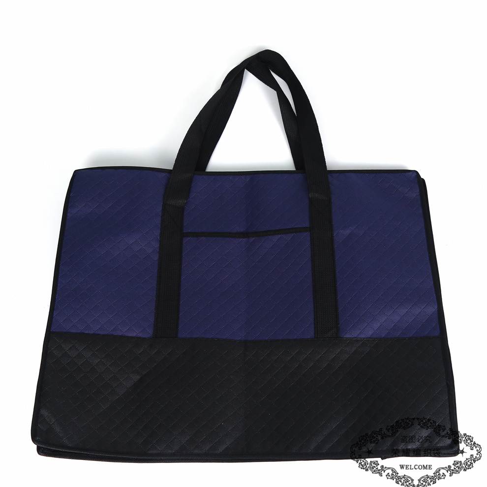 Moisture-proof cotton quilt storage bags, non-woven fabric embossed moving bags, large-capacity hand-held luggage bags, storage and packing bags details Picture
