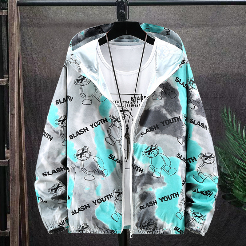 2022 Sun protection clothing for men, cool, sporty, casual and breathable shirts, summer jackets, trendy thin student sun protection clothing Application Scenario