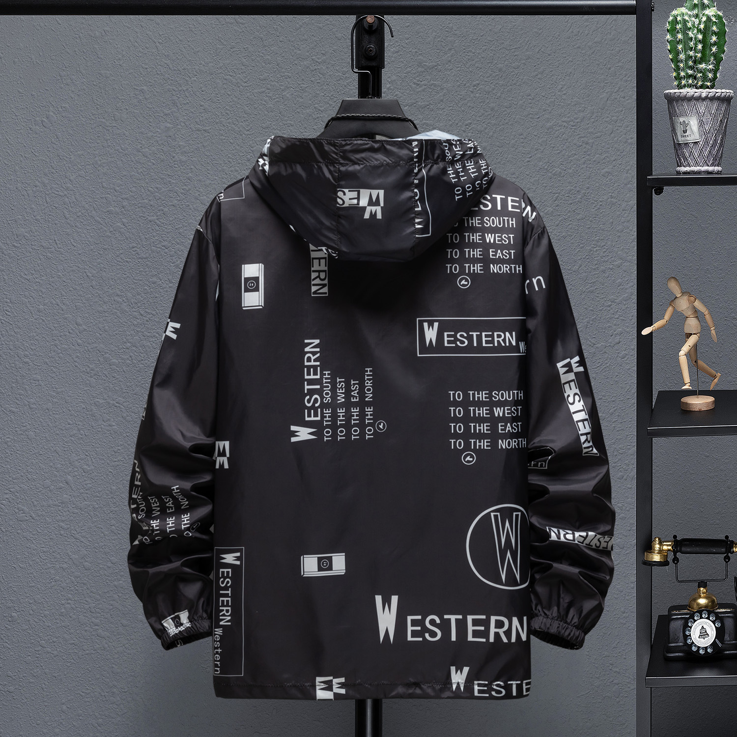 Summer new 2022 trendy, thin, breathable and sun-protective clothing for boys, teenagers, large-sized skin, big W coat for men Specification image