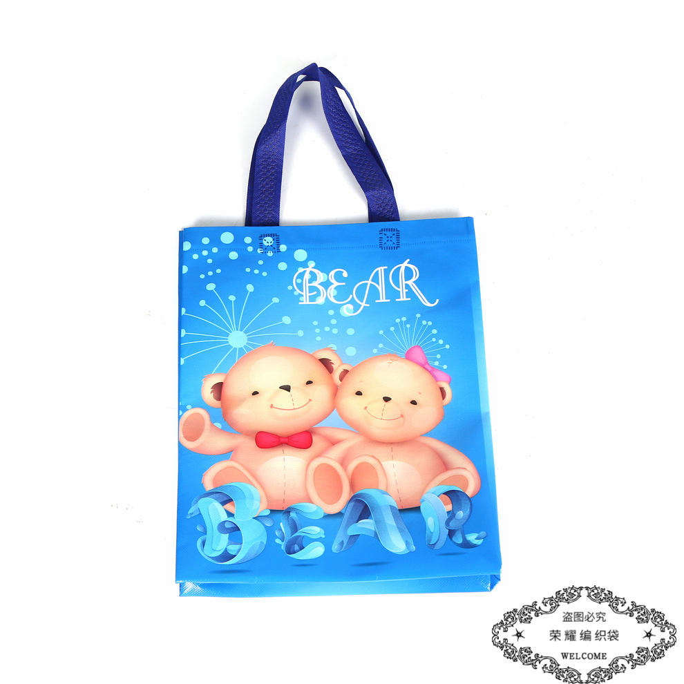 Non-Woven Takeaway Bag Custom Tote Bag Printed Logo Barbecue Crayfish Fried Rice Fast Food Bag Styles Are Varied Application Scenario