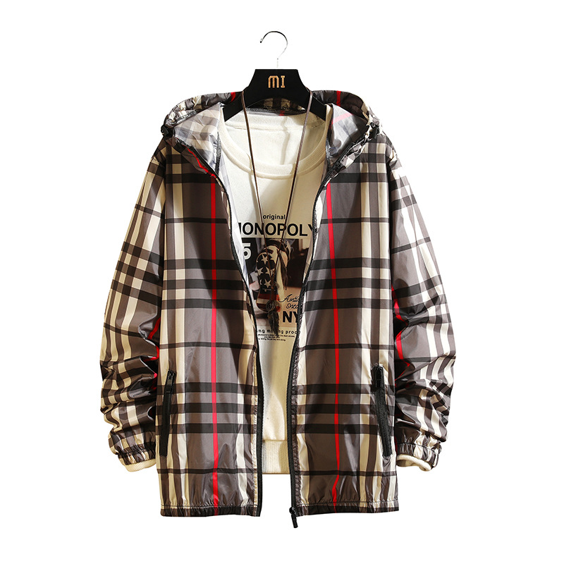 New outdoor skin clothing, women's breathable beach wear, sun-protective clothing, men's summer light and thin sports windbreaker, couple coats, trendy Item Picture