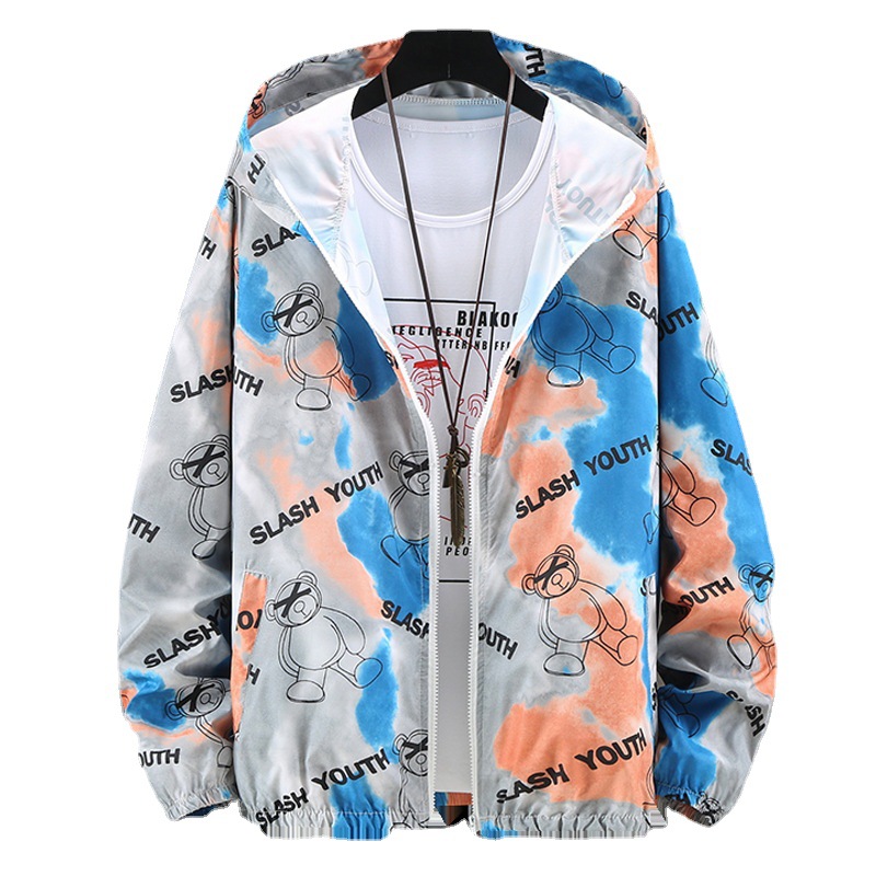 2022 Sun protection clothing for men, cool, sporty, casual and breathable shirts, summer jackets, trendy thin student sun protection clothing Item Picture