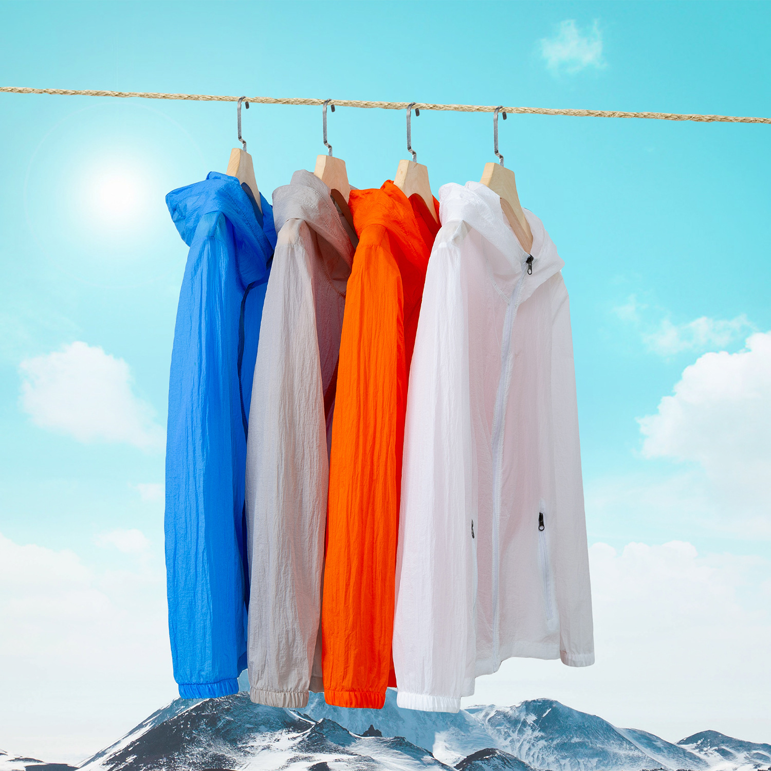 Cross-border fishing suits made of wrinkled fabric and breathable 2021 summer sun-protective clothing for couples, UV-resistant outdoor sun-protective clothing for men details Picture