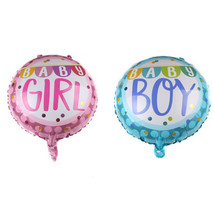 新款18寸男宝宝女宝宝气球 铝膜铝箔气球批发 生日派对装饰气球