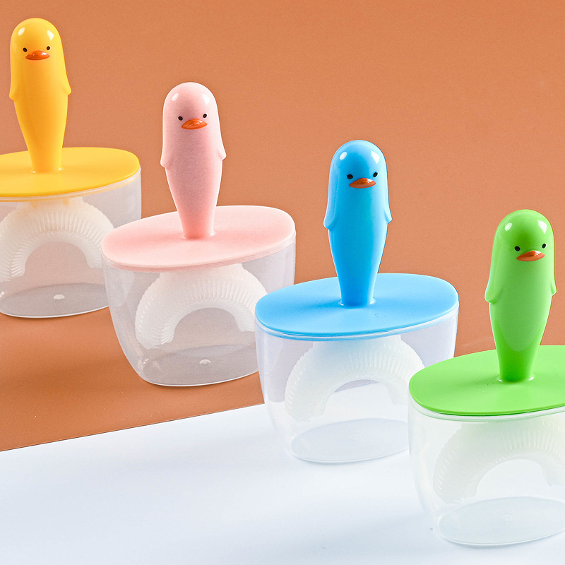 New kids U shape silicone sonic manual bebé cepillo de dientes boca incluido cepillo de dientes limpieza oral cepillo de dientes para niños Application Scenario