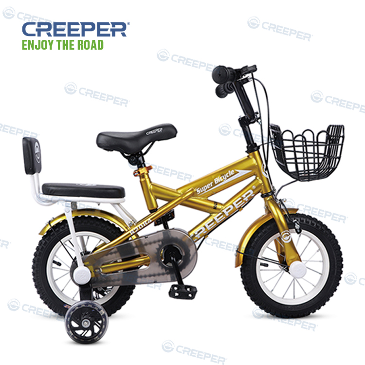 1 Children's bicycle 12 14 16 20 Metallic multi-color auxiliary tricycle CREEPER details Picture
