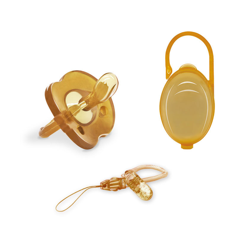 Pacifier for newborn babies, soft liquid silicone, anti-flatulence, baby sleeping wonder, realistic duckbill details Picture